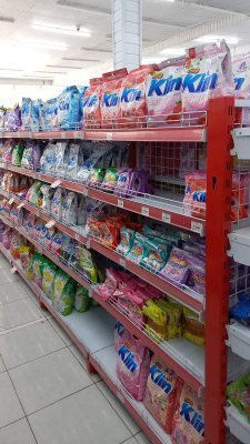rak gondola minimarket lamongan